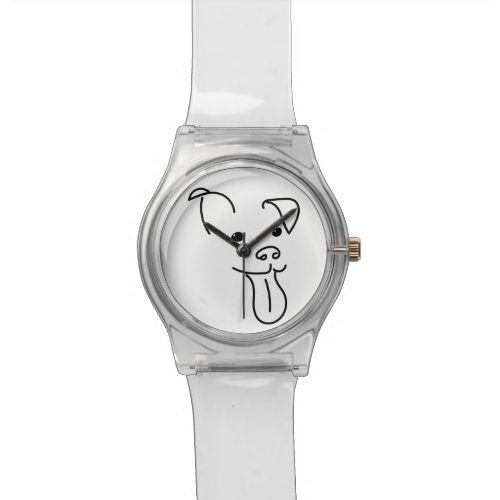 Happy Dog Face Watch