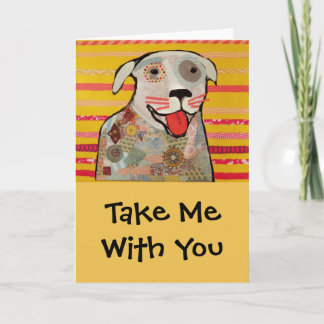 Happy Dog Greeting Card