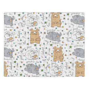 Happy dog jigsaw puzzle