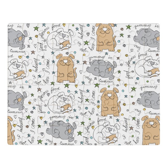 Happy dog jigsaw puzzle (Puzzle Horizontal)