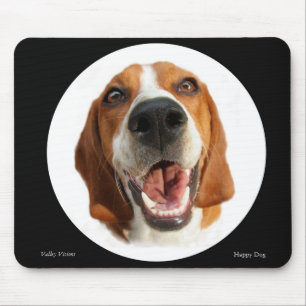 Happy Dog Mouse Pad