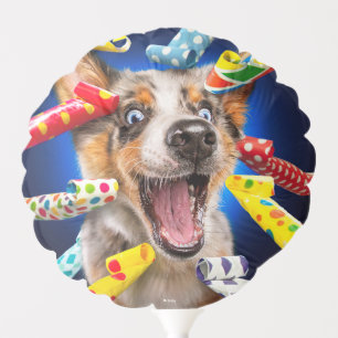 Happy Dog Party Blowers Balloon