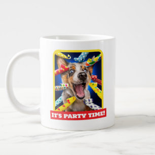 Happy Dog Party Blowers Giant Coffee Mug