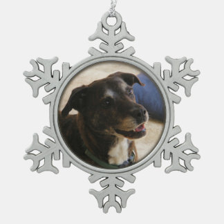 Happy Dog ~ Pewter ornament