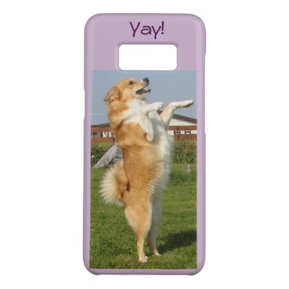 Happy dog phone cover