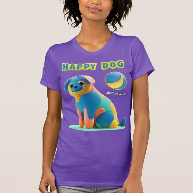 Happy dog shirt, Potato T-Shirt (Front)