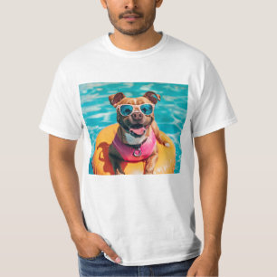 Happy Dog With Sunglasses T-Shirt