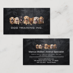 Happy Dogs Animal Trainer Business Card