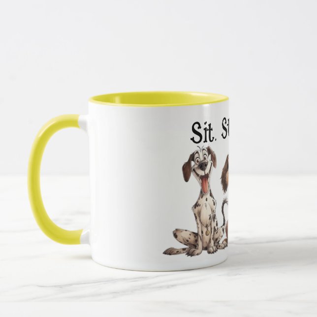 Happy Dogs Coffee Mug – Perfect Gift for Pet Lover (Left)