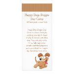 Happy Dogs (pinstripe) Rack Card at Zazzle