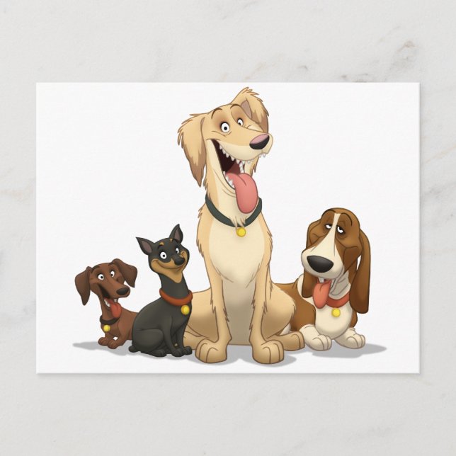 Happy Dogs Postcard (Front)