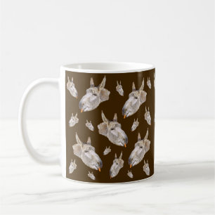 Happy Donkey Eating A Carrot, Coffee Mug