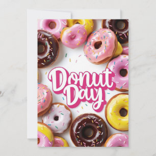 Happy Donut Day Invitation
