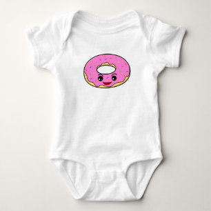 Happy Donuts Kawaii Baby Bodysuit