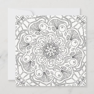 Happy Doodles: Autumn Coloring Page
