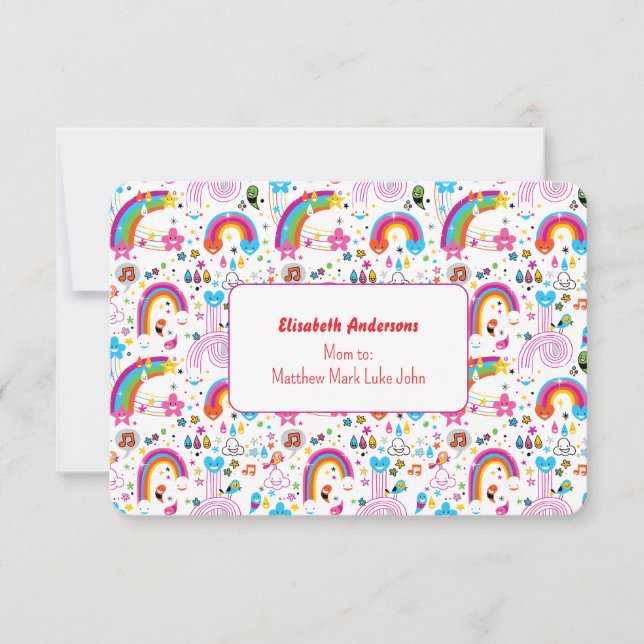 Happy Doodles Playdate Invitation (Front)