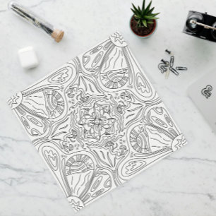 Happy Doodles: Sunny Day Coloring Page For Kids Poster