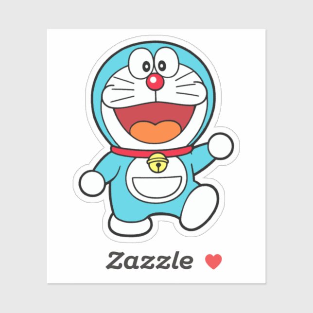 Happy Doraemon Sticker (Sheet)