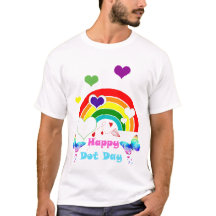 Happy Dot Day Colorful Rainbow Polka Dot Boys Kids