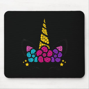 Happy Dot Day Unicorn Girls Kids September 15th Lk Mouse Pad