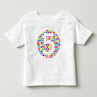 Happy Dots -5 Toddler T-shirt