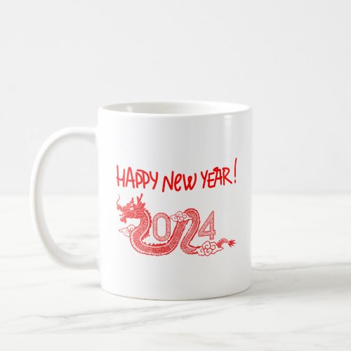 Happy Dragan new year 2024  Coffee Mug