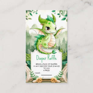 Happy Dragon Baby Shower Enclosure Card