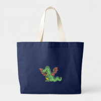 Happy Dragon, tote bag bag