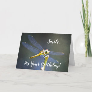 Happy Dragonfly Birthday Card