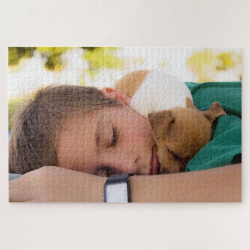 Happy dreams little doggie lover jigsaw puzzle