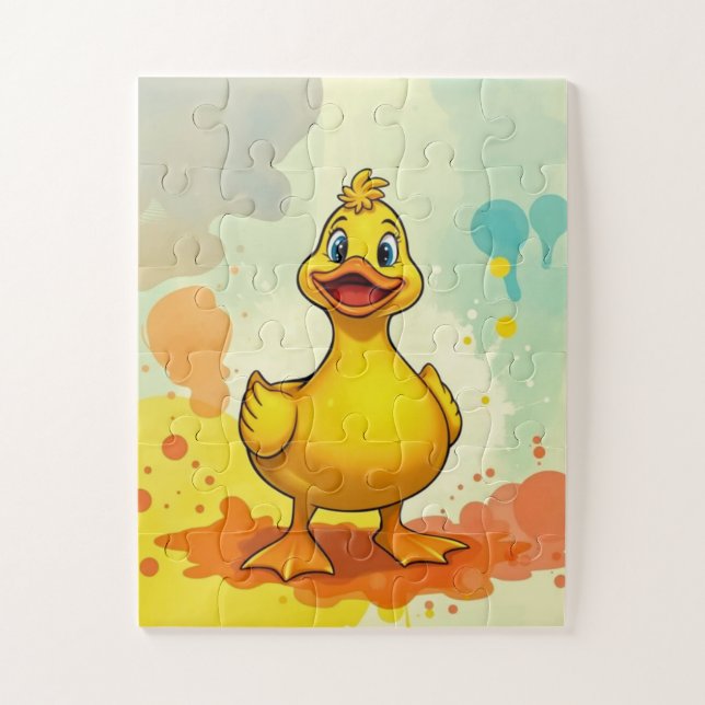 Happy Duck Puzzle (Vertical)