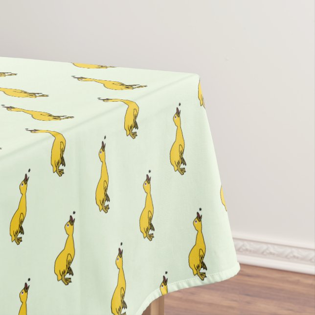 Happy Duck Tablecloth - Customizable (In Situ)