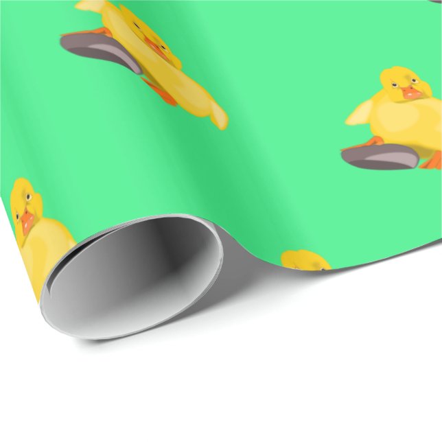 Happy Ducks Wrapping Paper (Roll Corner)