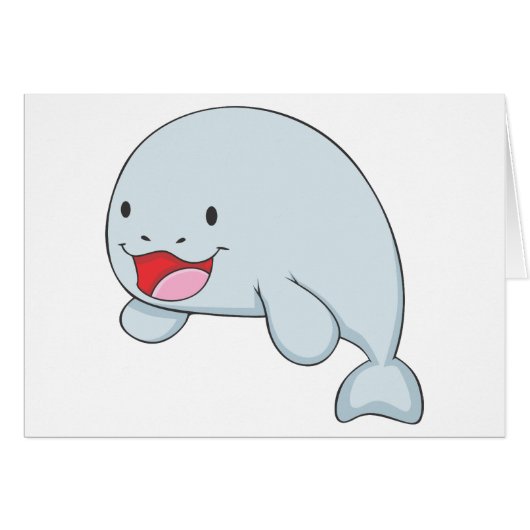 Happy Dugong Cards (Front Horizontal)