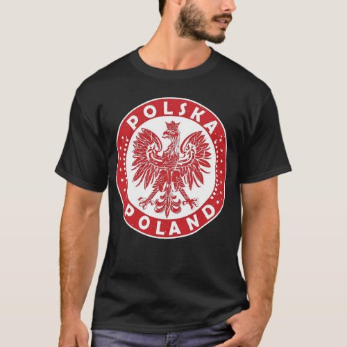 Happy Dyngus Day Polska Polish Eagle Vintage T_Shirt