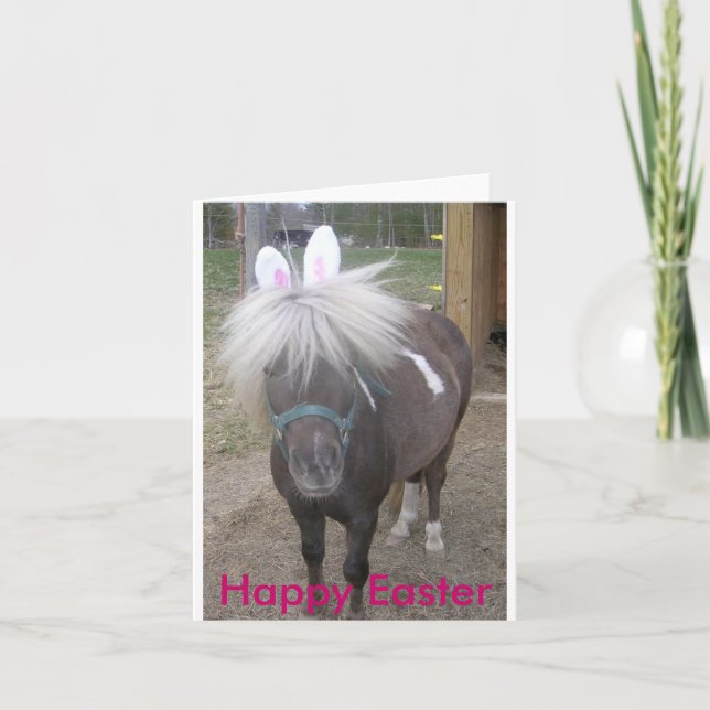 happy E 002, Happy Easter Holiday Card (Front)