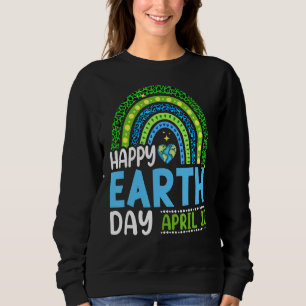 Happy Earth Day 2022 Rainbow Trendy 52nd Anniversa Sweatshirt