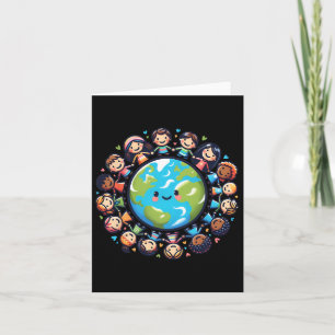 Happy Earth Day 2025 Cool Earth Day Children Kids Card