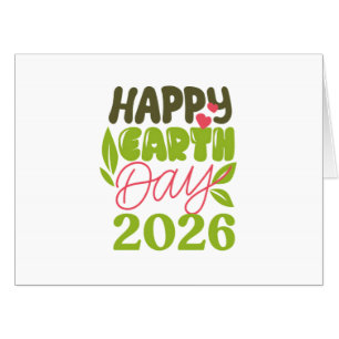 Happy Earth Day 2026 Card