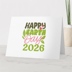 Happy Earth Day 2026 Card