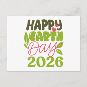 Happy Earth Day 2026 Postcard