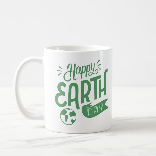 HAPPY EARTH DAY COFFEE MUG (Left)