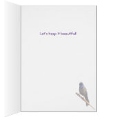 Happy Earth Day: Common Grackle Cards (Inside (Right))