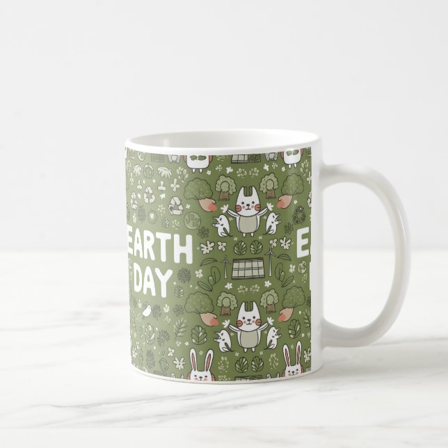 Happy Earth Day Gift Coffee Mug (Right)