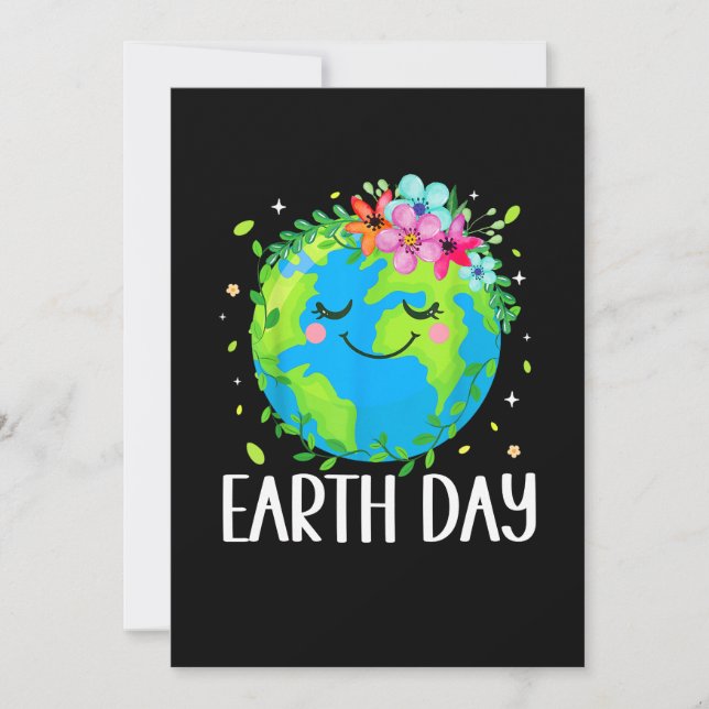 Happy Earth Day Invitation (Front)
