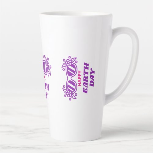 HAPPY EARTH DAY  LATTE MUG