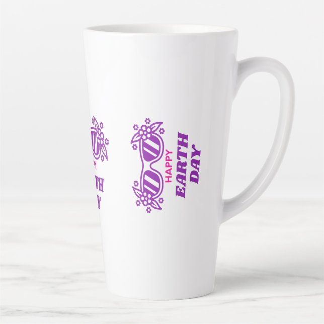 HAPPY EARTH DAY  LATTE MUG (Right)