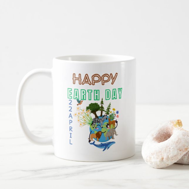 Happy Earth Day Mug (With Donut)