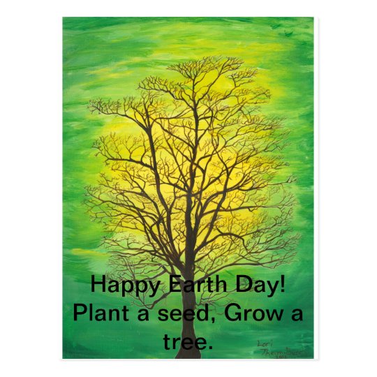 Happy Earth Day Post Card