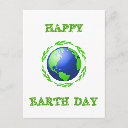 Happy Earth Day Postcard